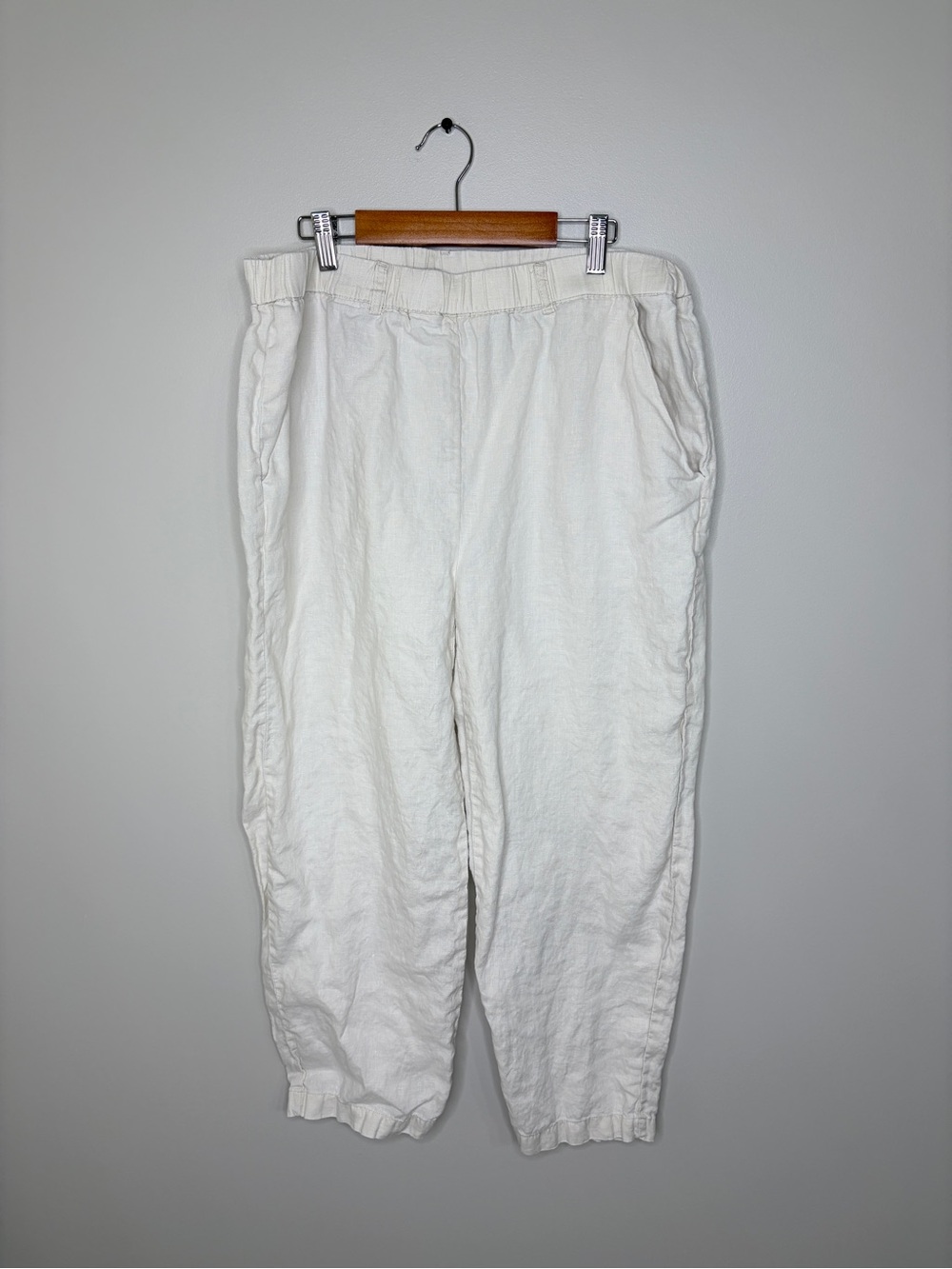 Quince Men's White Casual Linen Pants Large
